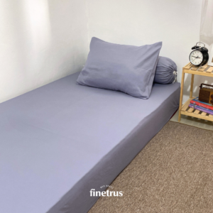 Finetrus - Sprei Single Polos Grey