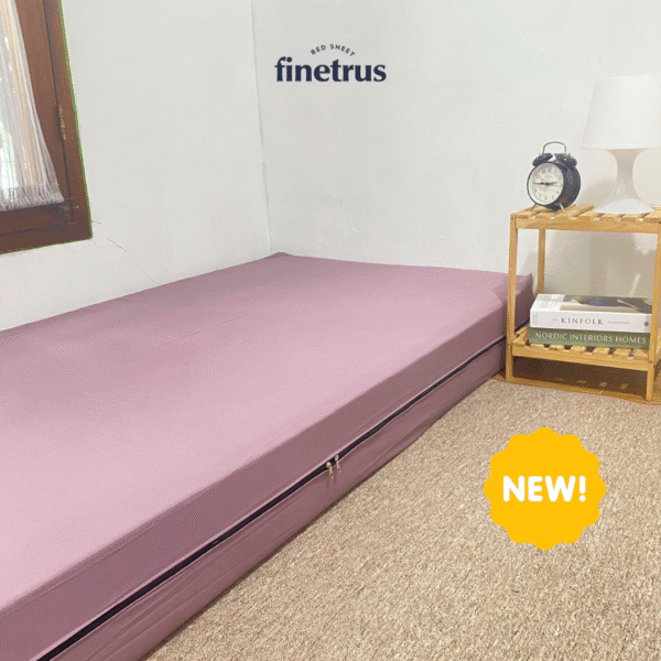 Finetrus - Sarung Kasur Resleting 90x200x20 - Gambar 5
