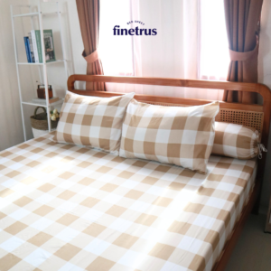 Finetrus - Sprei Queen Brown Firmo