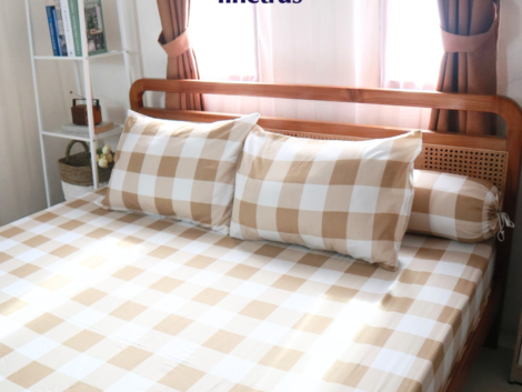 Finetrus - Sprei Queen Brown Firmo