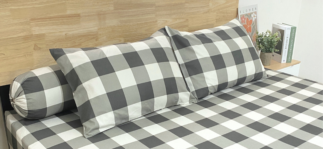 Finetrus - Sprei Queen Grey FIrmo