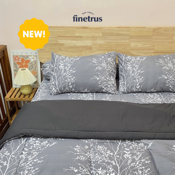 Finetrus - Bedcover Set Sprei 160x200 Queen