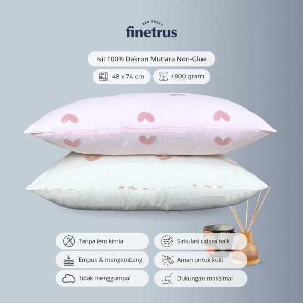 Finetrus - Bantal Silikon Premium Super Empuk