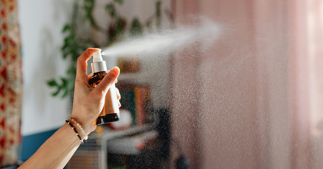 fungsi linen spray